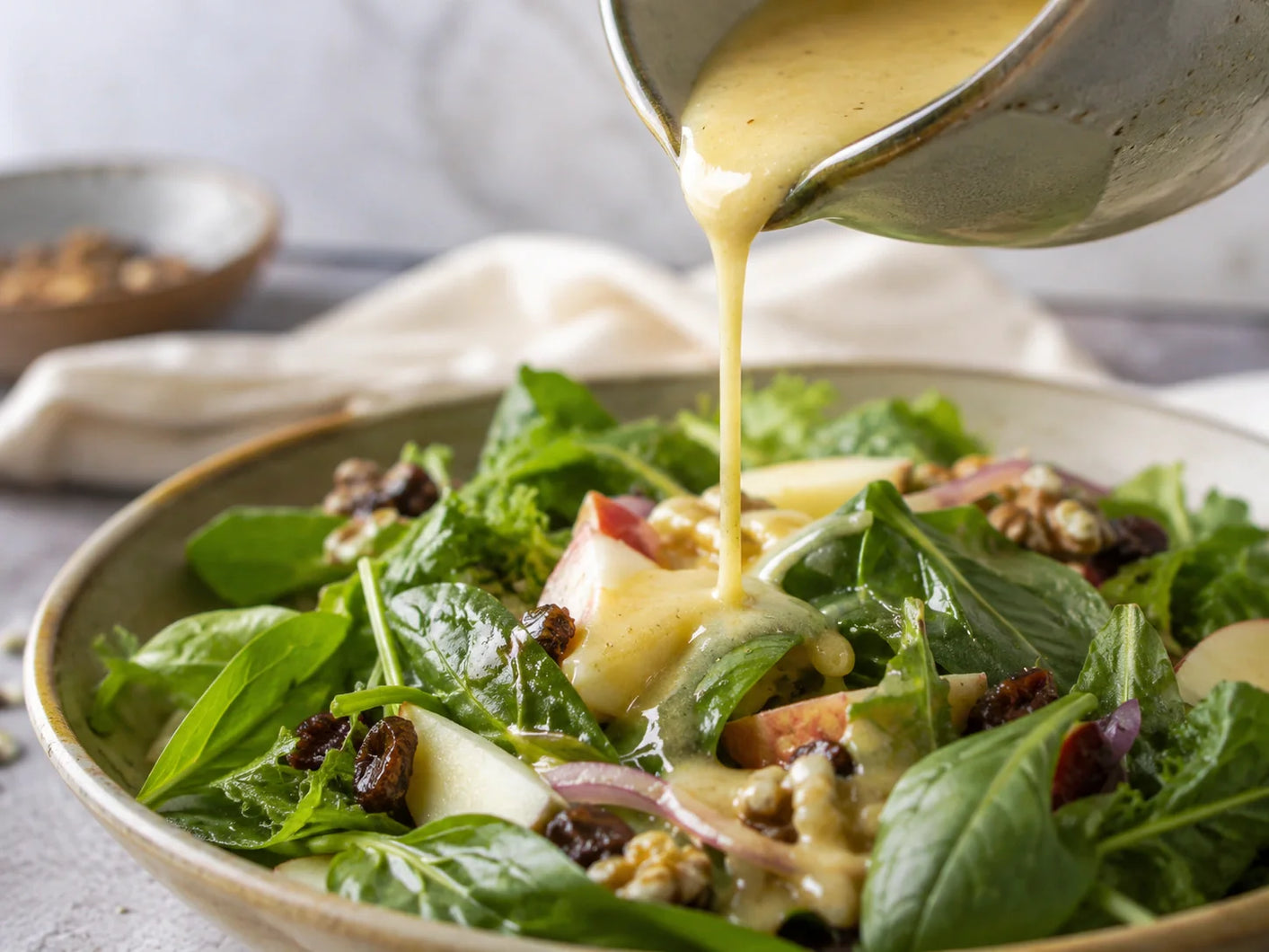 Comment réaliser une vinaigrette stable avec gomme de xanthane ?