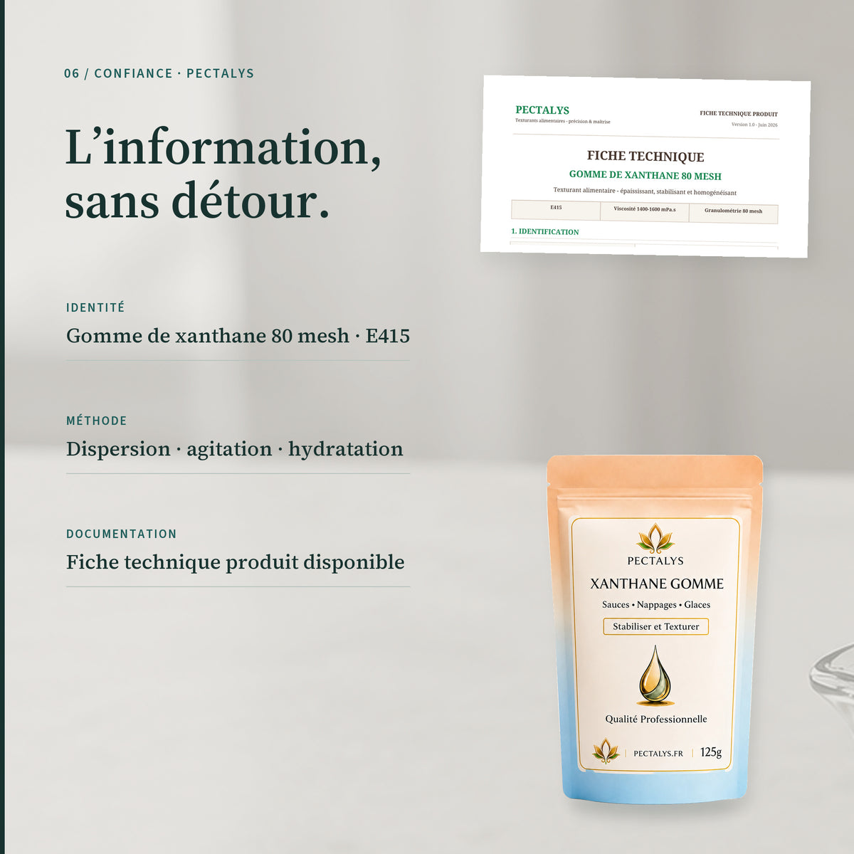 Gomme de xanthane - 125g