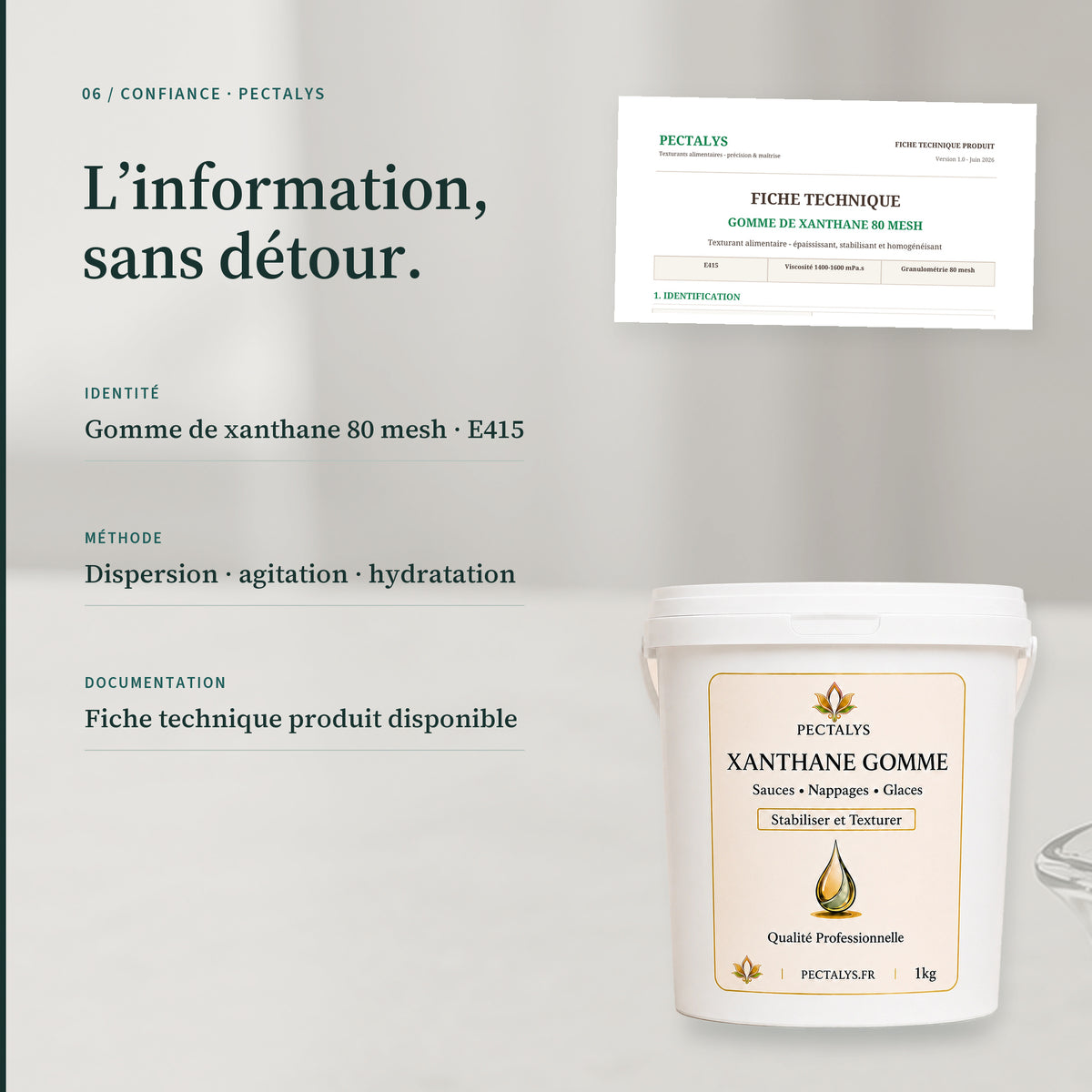Gomme de xanthane - 1kg