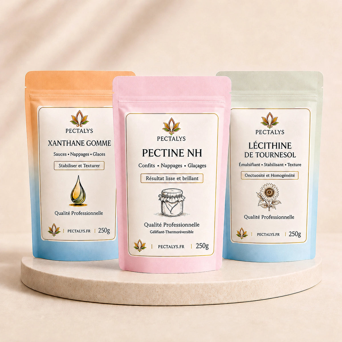 Pack Amateur 250 g – Trio Texturants Pectalys
